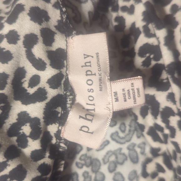 Philosophy Leopard Print Flare Pants - Picture 5 of 9